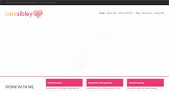 Desktop Screenshot of catesibley.com